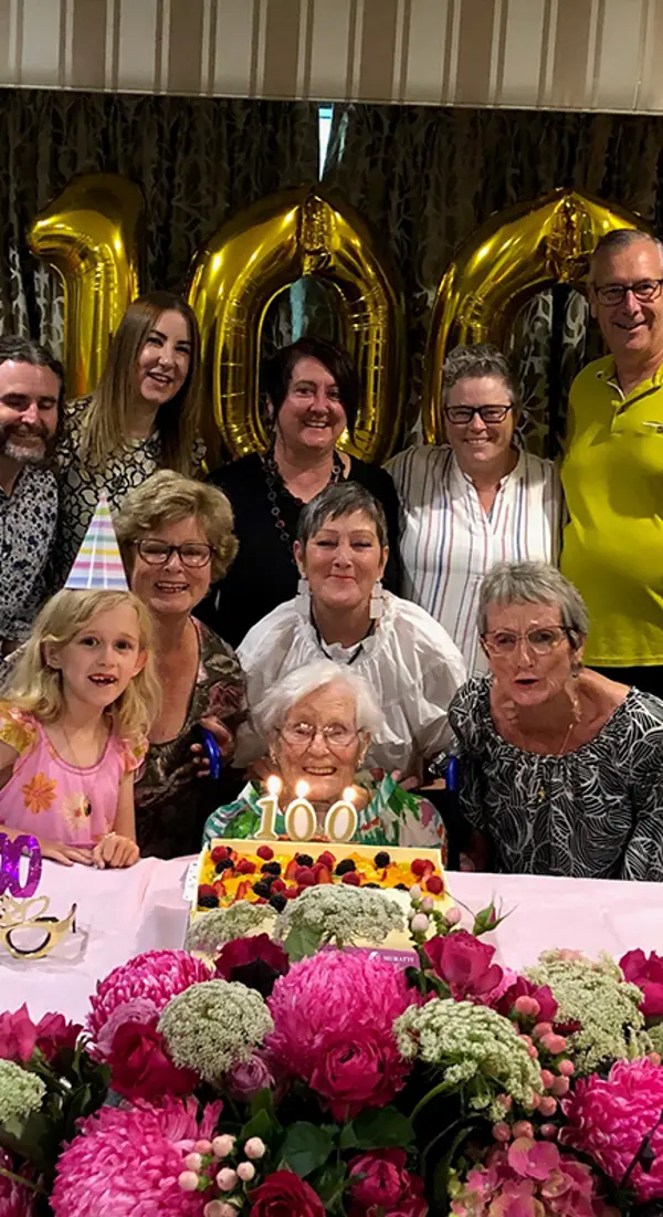 Dulcie's special birthday